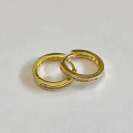 Argola Mini Cravejada