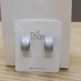 Argola Cravejada Max