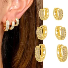 Brincos Argolas Click