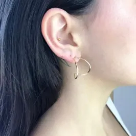 Brinco Aurora Meia Lua