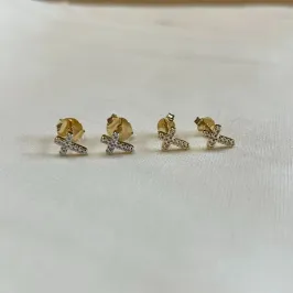 Brinco Cruz Minimalista