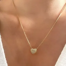 Colar Coração Micro