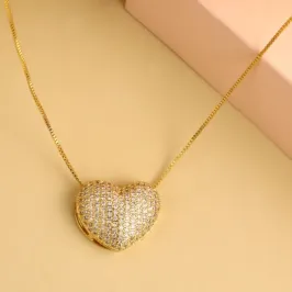 Colar Coração Exuberante