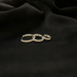 Dupla Argola Crystal