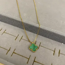 Colar Trevo Verde