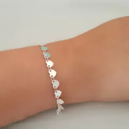 Pulseira Coração Liso