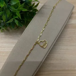 Pulseira Coração Mãe