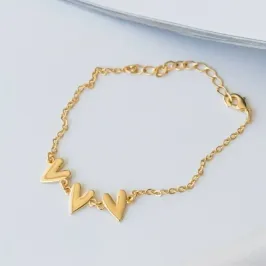 Pulseira Três Coração