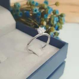 Anel Solitário Aurora