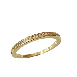 Anel Solitário Pedrinhas