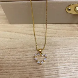 Colar Coração Cristal