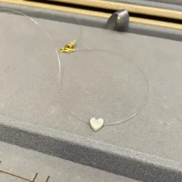 Colar Nylon Coração