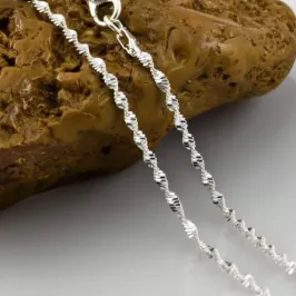 Colar Ondas de Prata