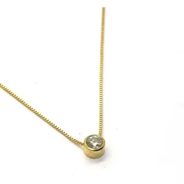 Colar Ponto De Luz Esfera G