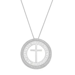 Colar Tudo Posso Prata