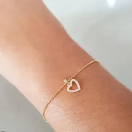 Pulseira Amor De Coração
