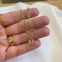 Pulseira Borboleta cravejada