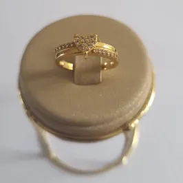 Anel Duplo Coração