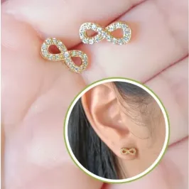 Brinco Infinito Cravejado