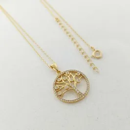 Colar Árvore Cristal