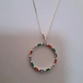 Colar Circulo Colorido