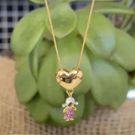 Colar Coração de Menina