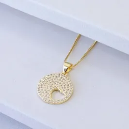 Colar Coração Redondo