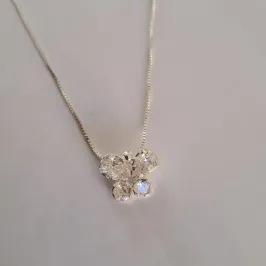 Colar  De Borboleta Azul