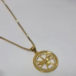 Colar Medalha Divino