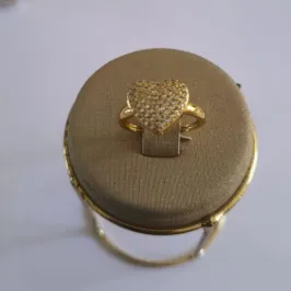 Anel Chuveiro Coração