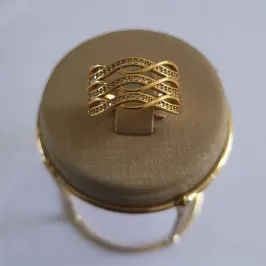 Anel Largo Ondulados