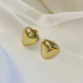 Brinco Triangulo Chapado