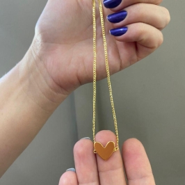 Colar Coração Fixo