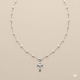 Colar Fé Prata