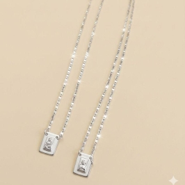 Escapulário Prata Cartier