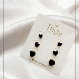 Brinco Trio Linss Blak