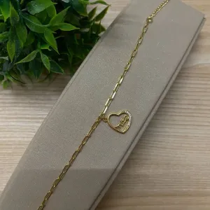 Pulseira Coração Mãe