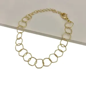 Pulseira Elo Sextavado