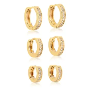 Trio Argola Luxo
