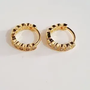 Argola 6 Zircônias P