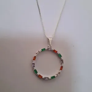 Colar Circulo Colorido