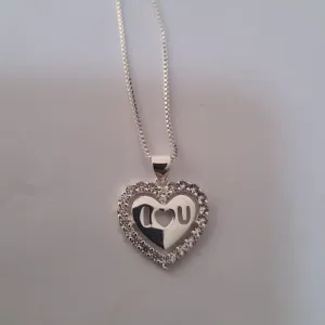 Colar Coração Love