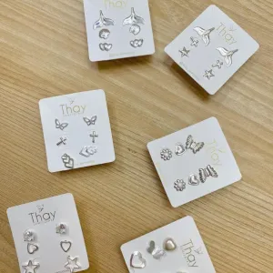 Trios Brincos Prata