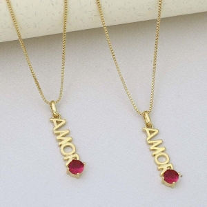 Colar Coraçao Amor
