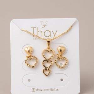 Conjunto 3 Coraçoes