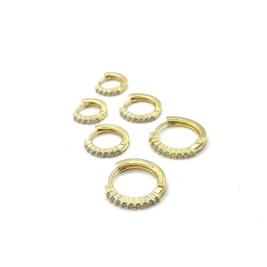 Argola Trio Zircon