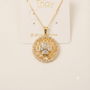 Colar Plated CZ