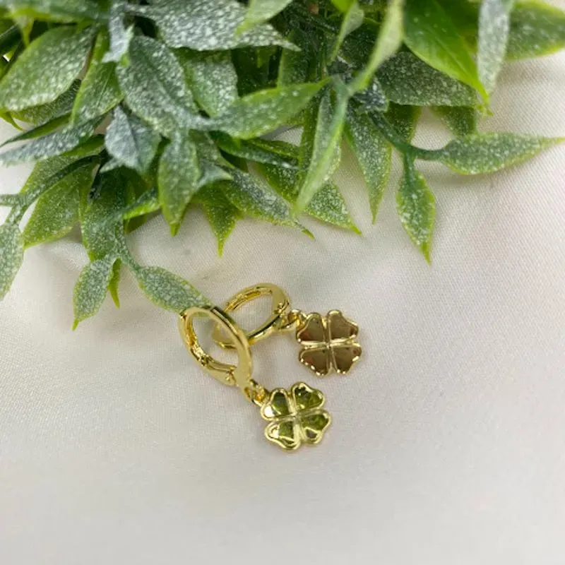 Argolas Diamante Flor