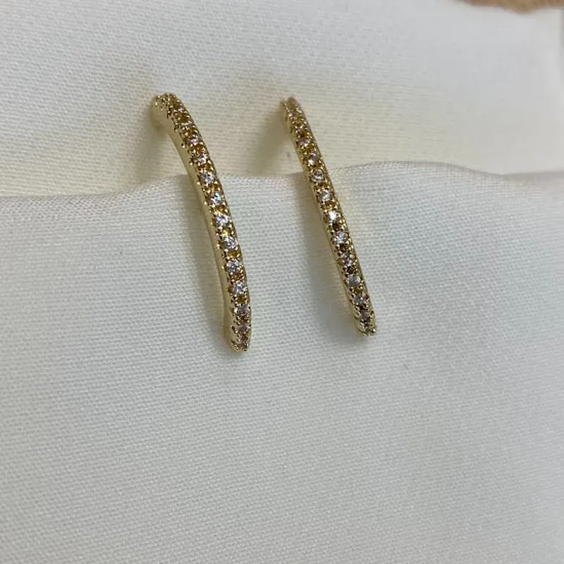 Brinco Earcuf Zircônia Fino