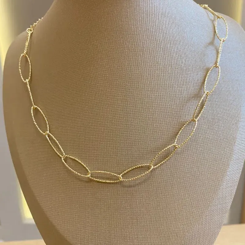 Colar Chocker Elegante C/ Elos